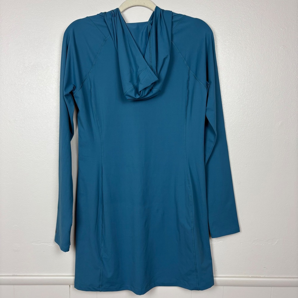 Mountain Hardwear Womens Crater Lake Dress NWT‎ Sz M Baltic Blue Long Sleeve UPF - Picture 14 of 15